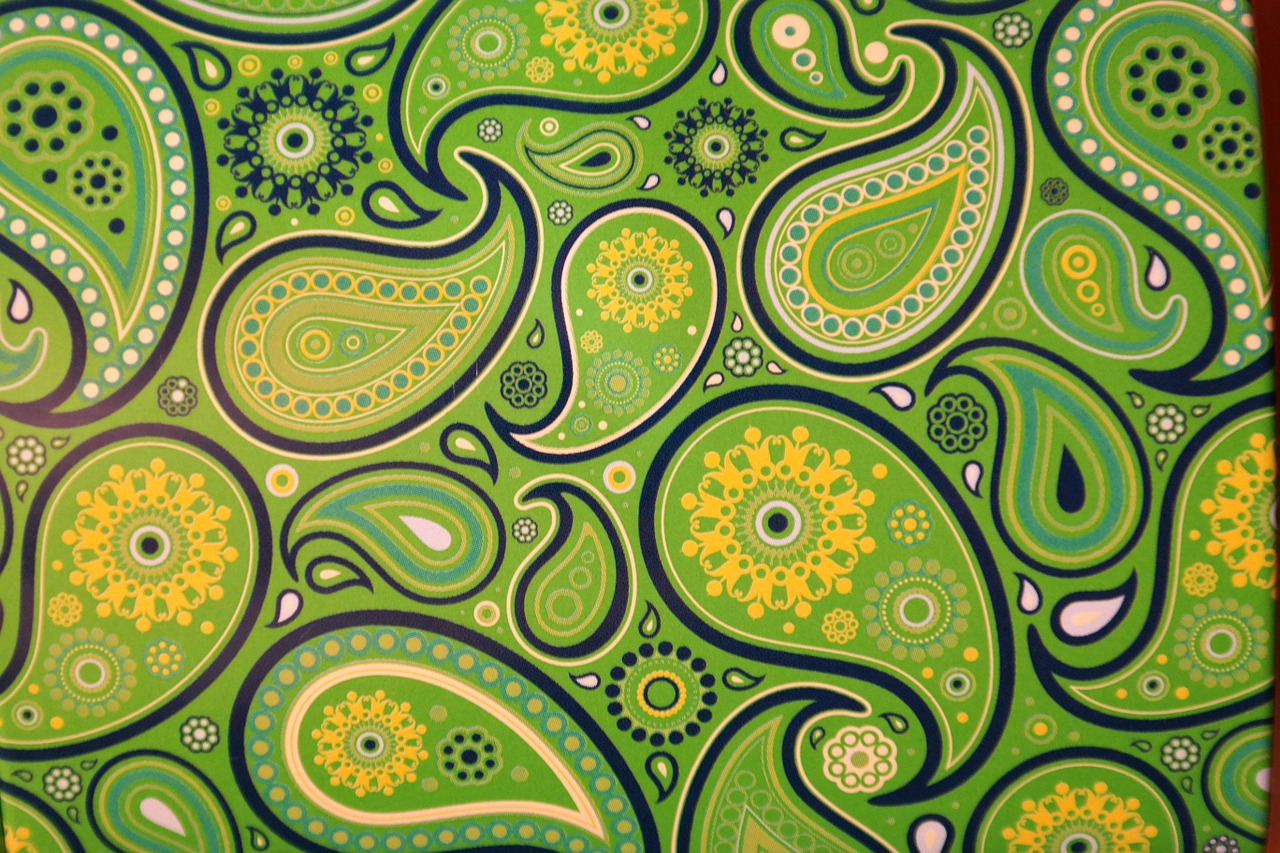 pattern green yellow free photo