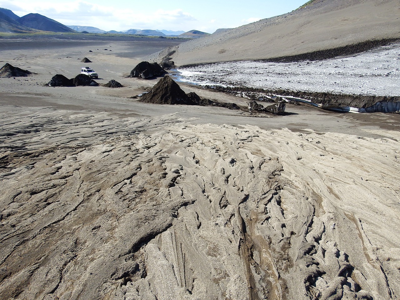 pattern sand smudges free photo