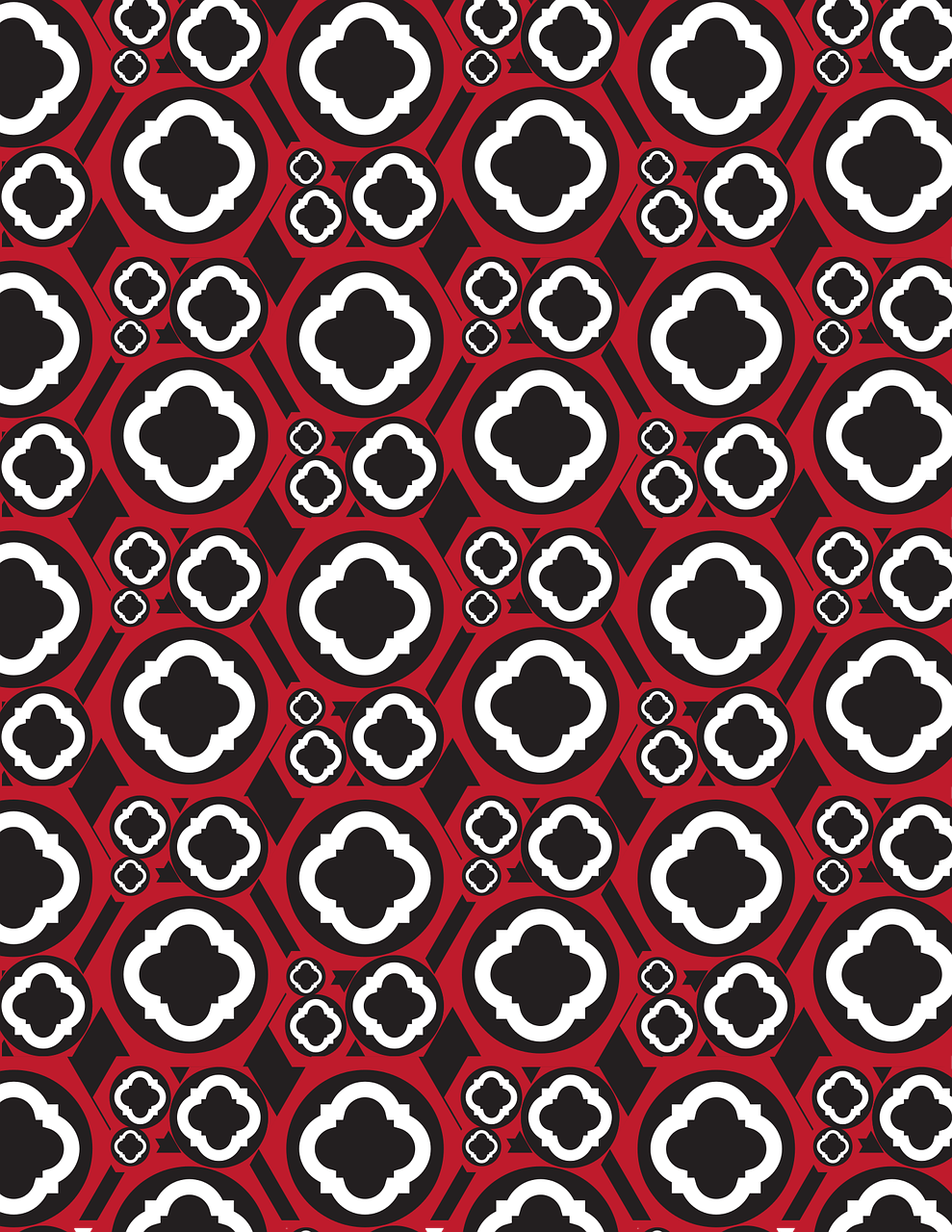 pattern red black free photo