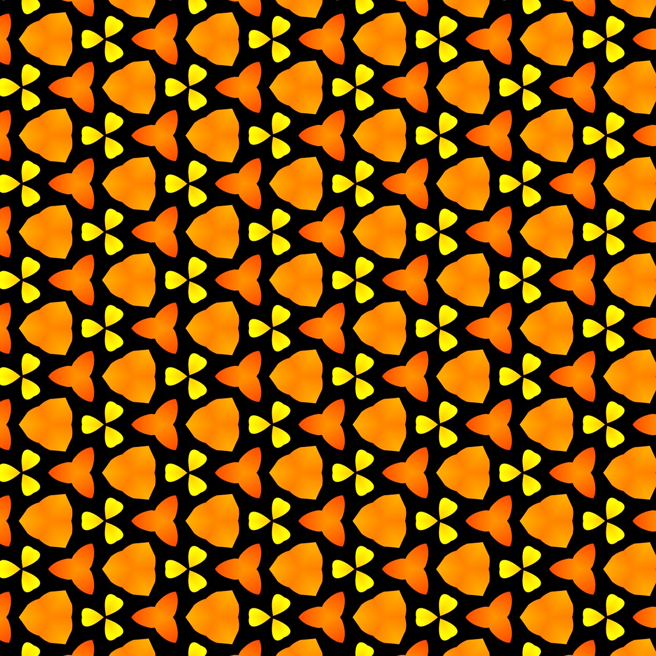 pattern orange texture free photo