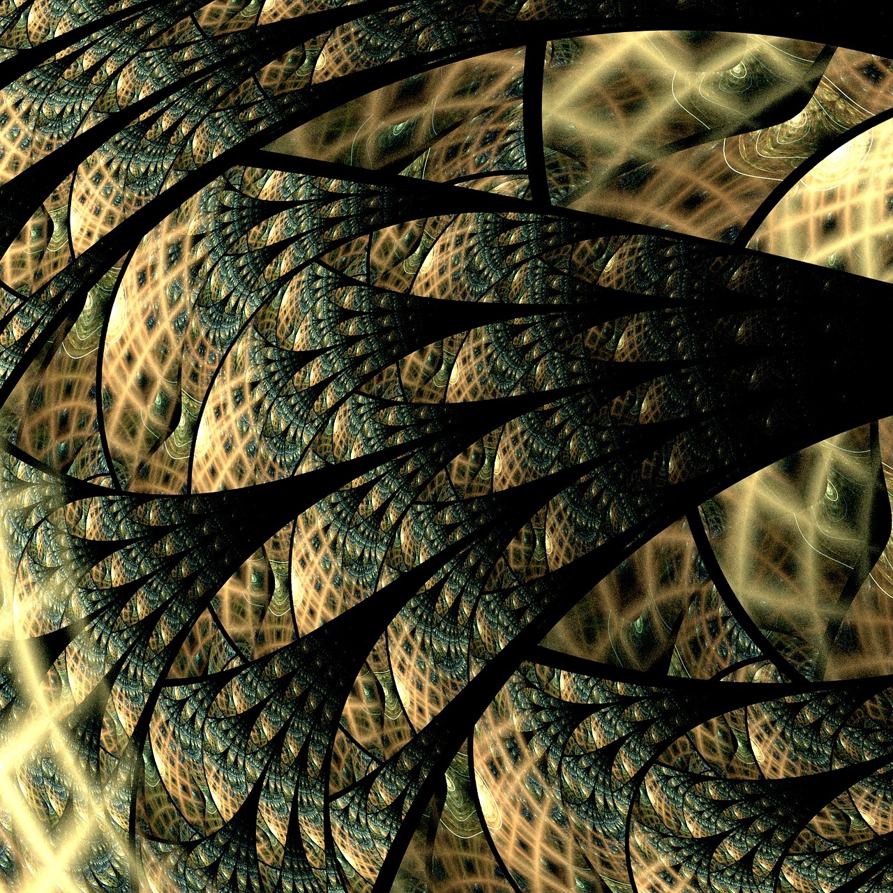 pattern abstract fractals free photo