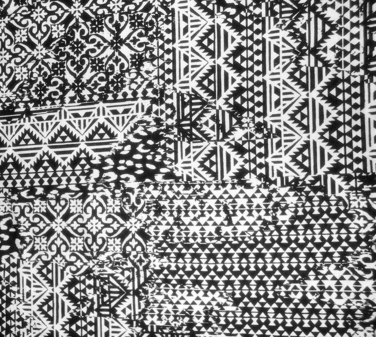 pattern black white free photo