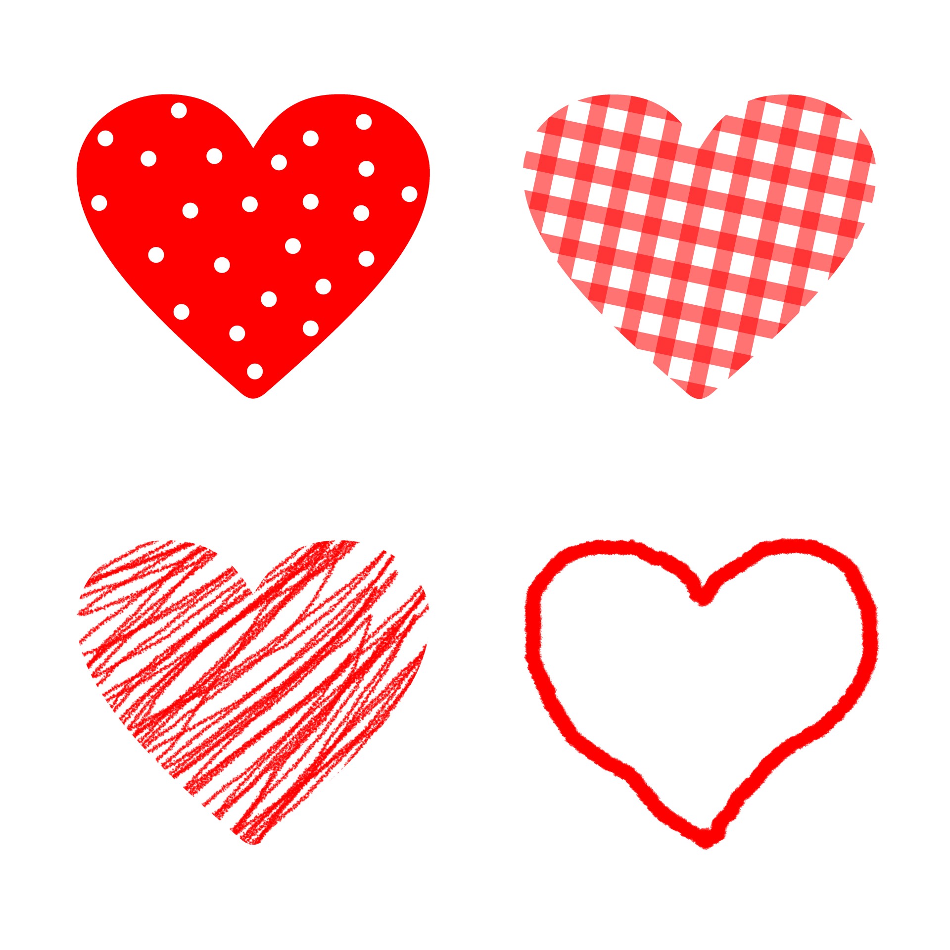 heart hearts pattern free photo