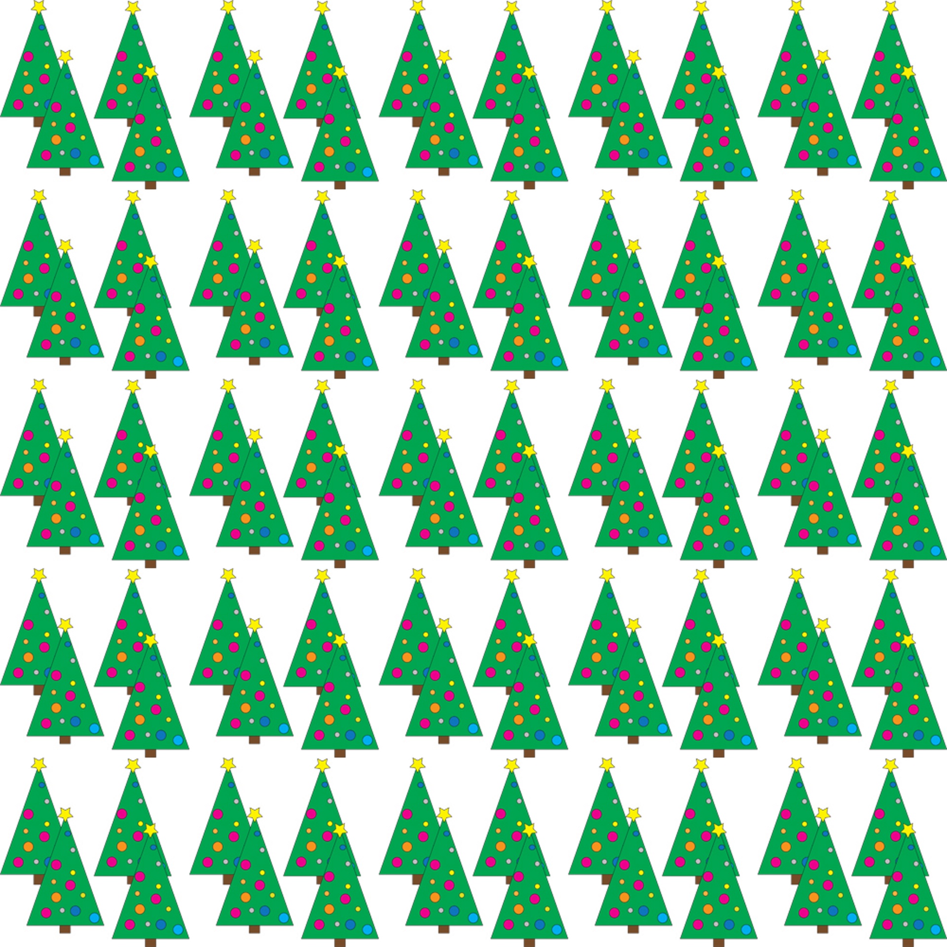 trees pattern christmas free photo