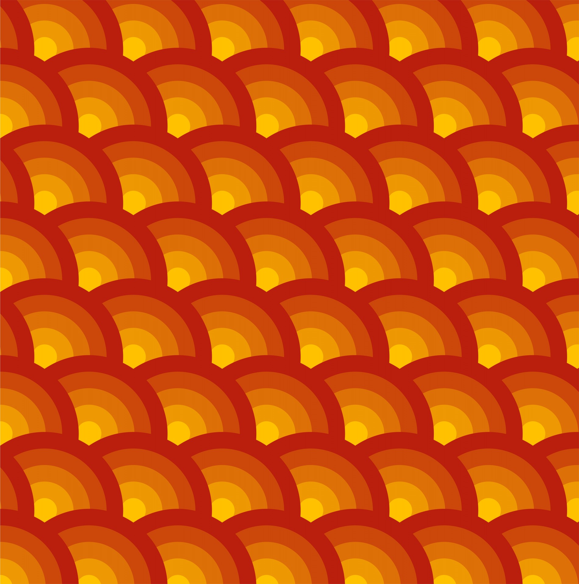pattern circles orange free photo