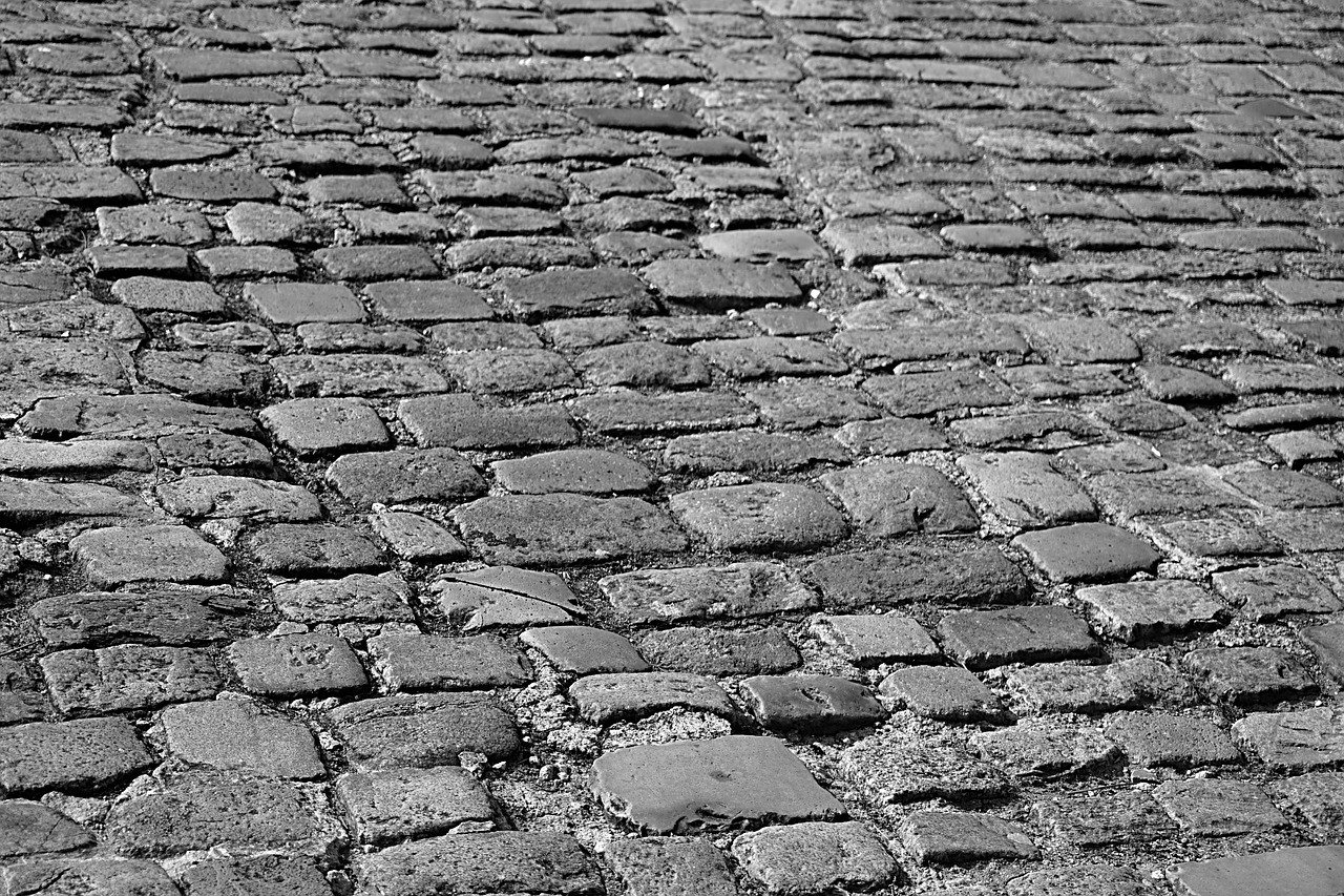 pavers old village lane free photo