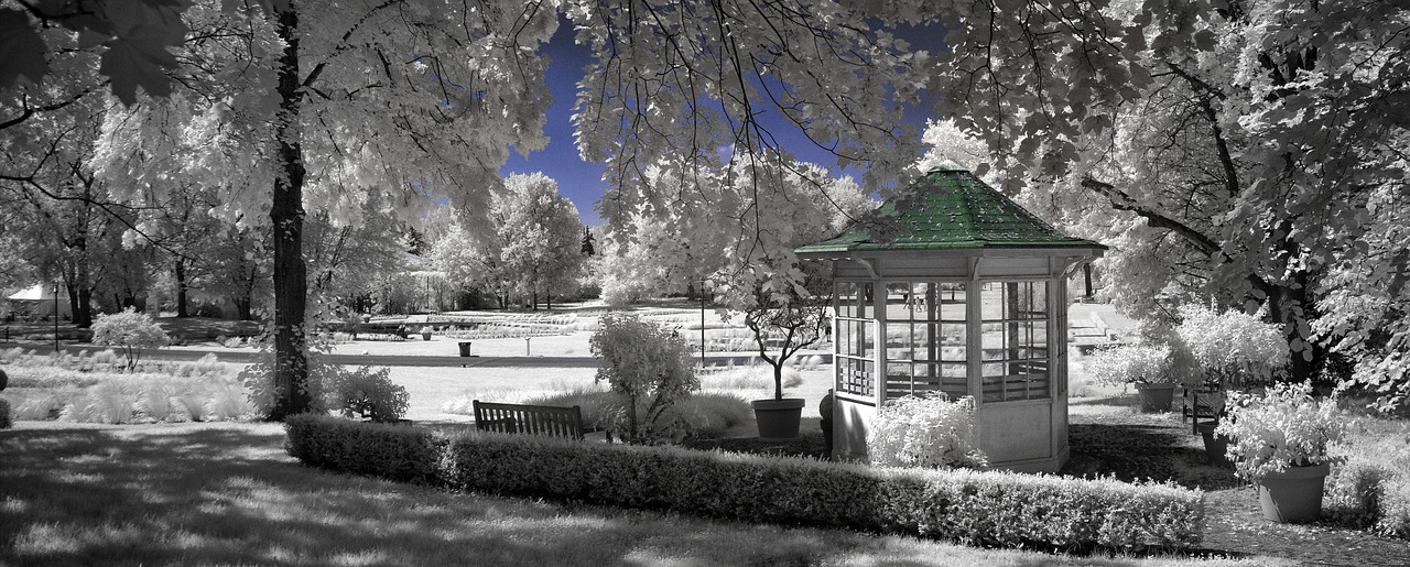 pavilion infra red britz garden free photo