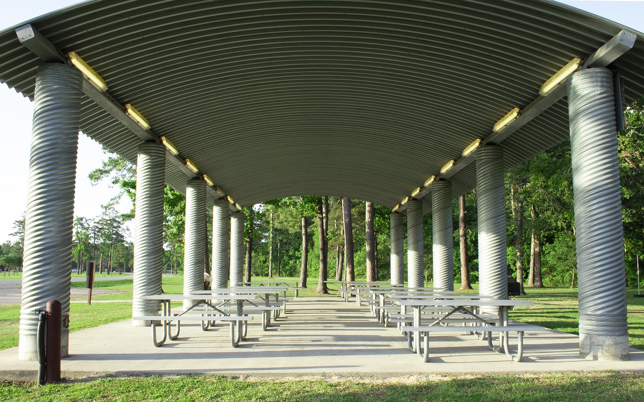 pavilion  picnic  table free photo