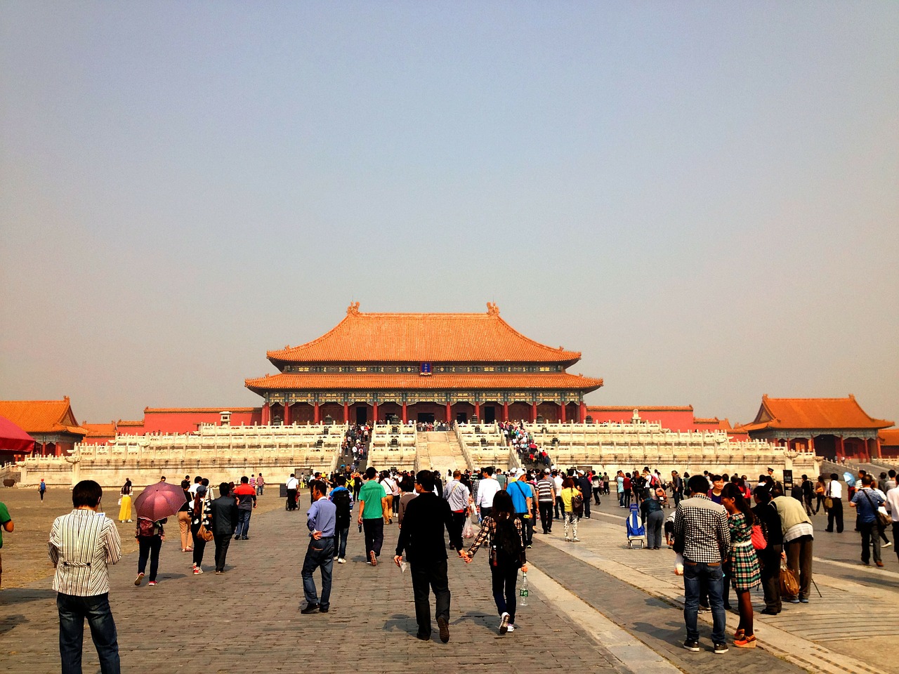 pavilion forbidden palace beijing free photo
