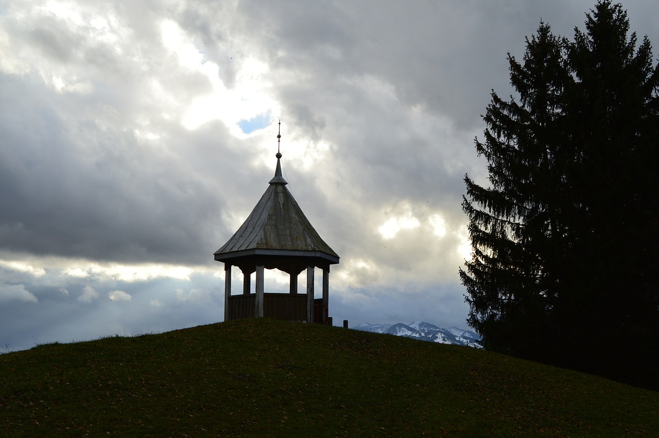 pavilion clouds hill free photo