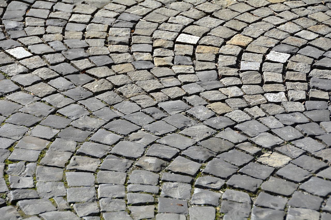 paving stone  topping  road free photo