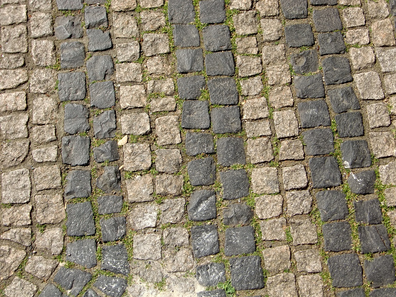 paving stones patch road free photo