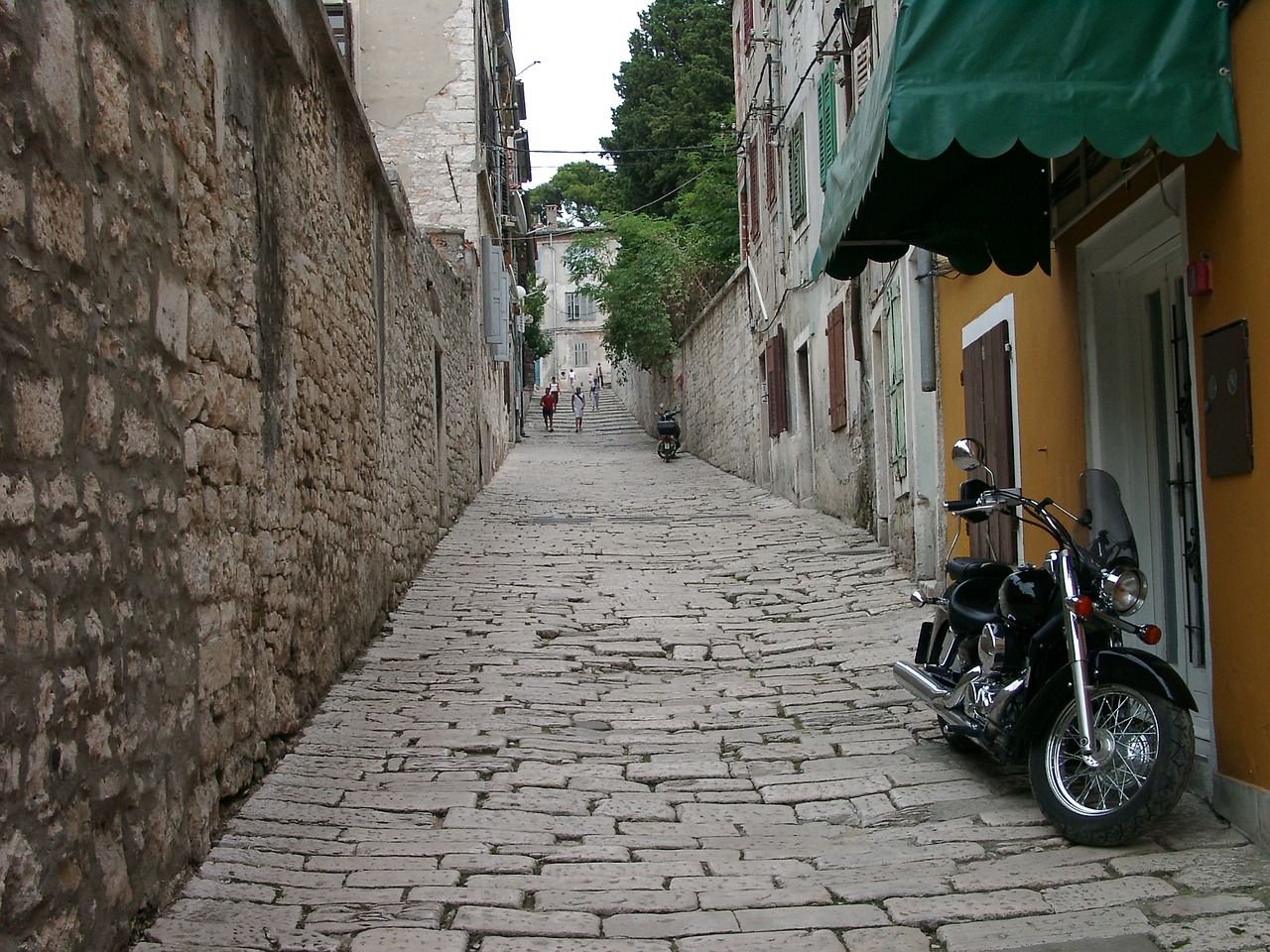 paving stones pavement alley free photo