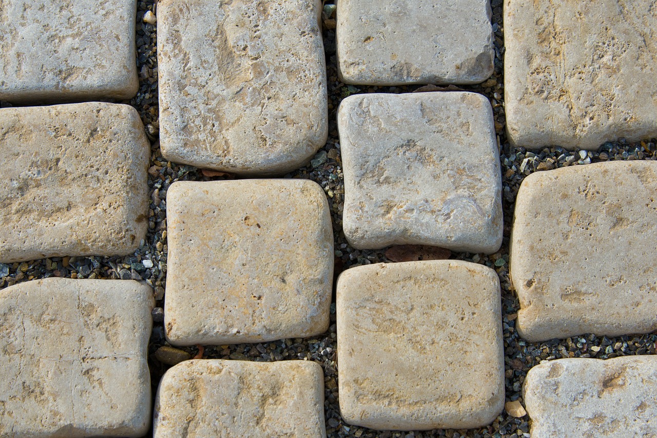 paving stones stones pattern free photo