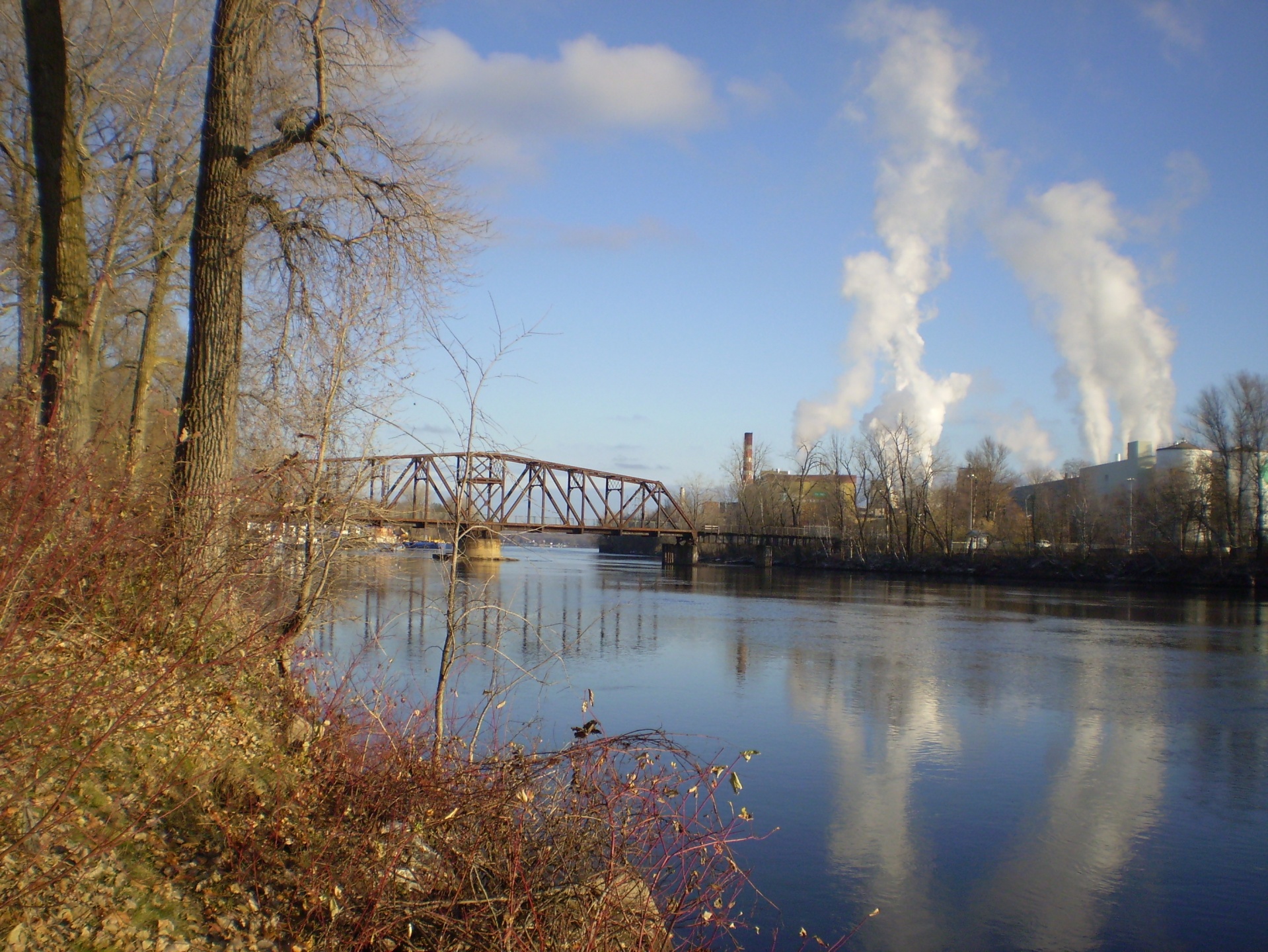 chimney smoke factory free photo