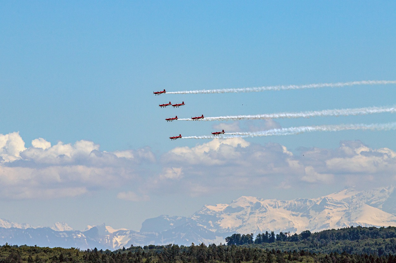 pc-7  aircraft  airshow free photo