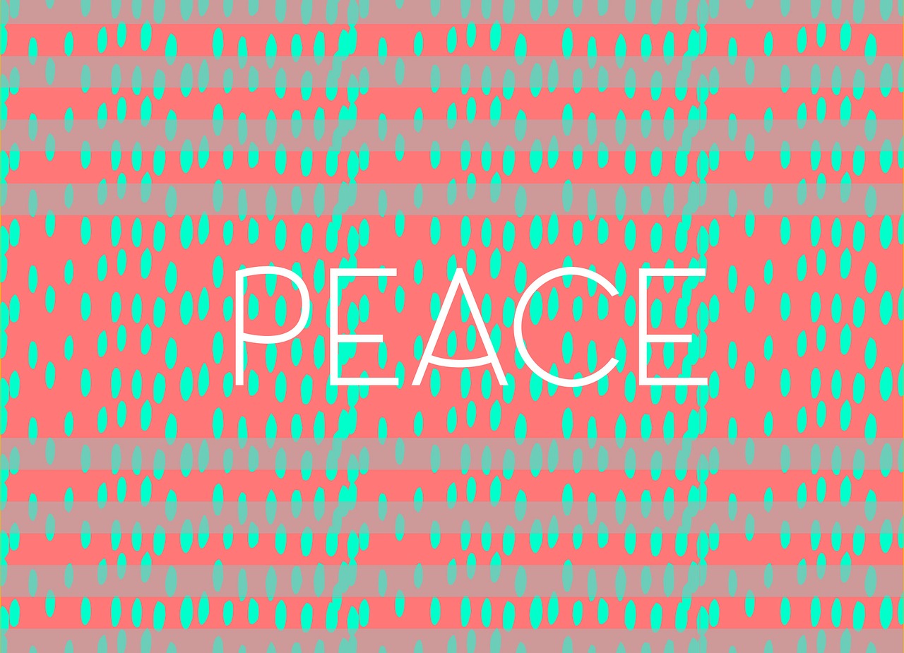 peace pattern background free photo