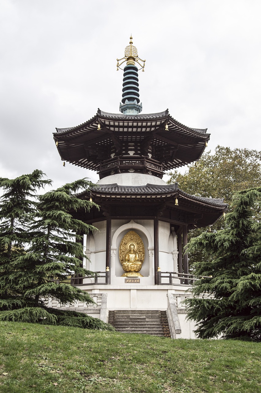peace pagoda london free photo