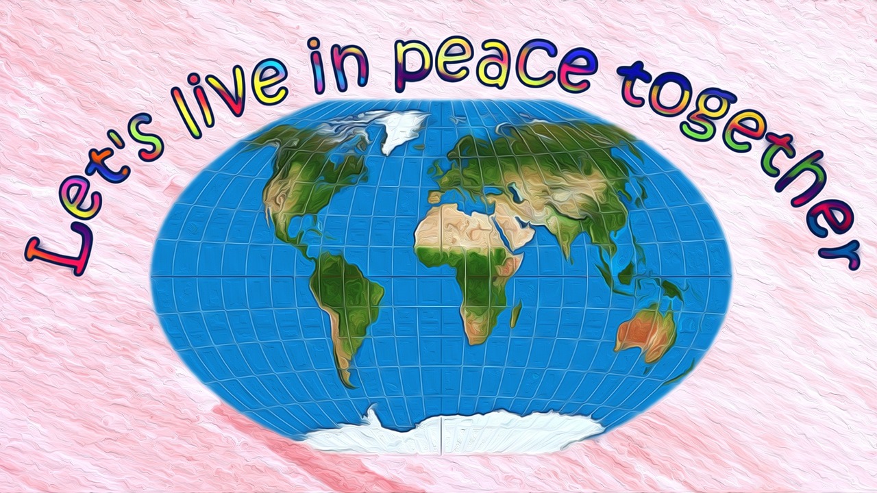 peace earth globe free photo