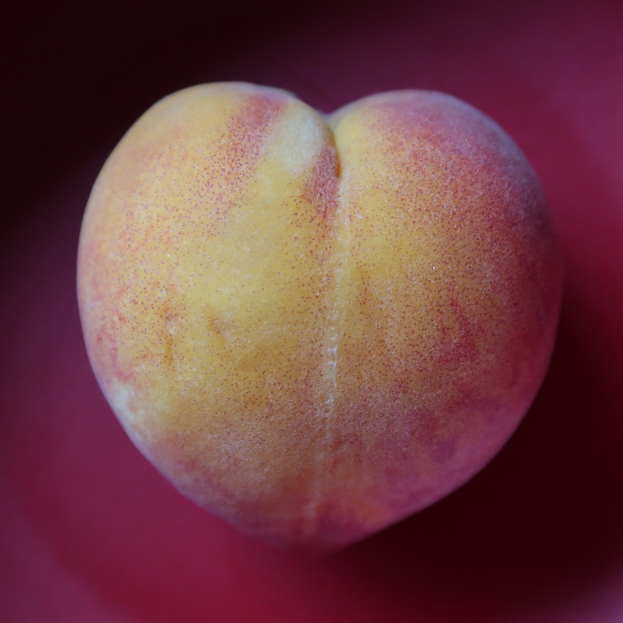 peach heart gradient free photo