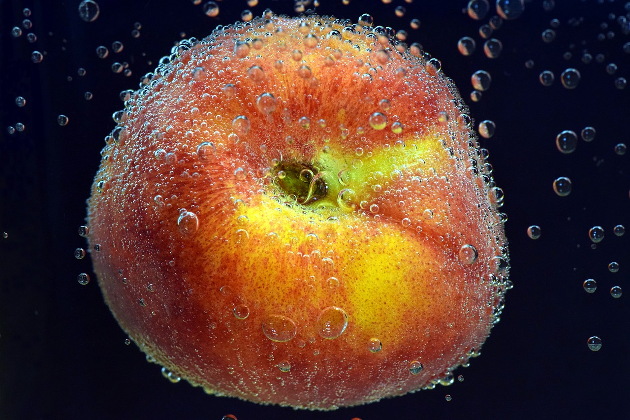 peach fruit stone fruit free photo