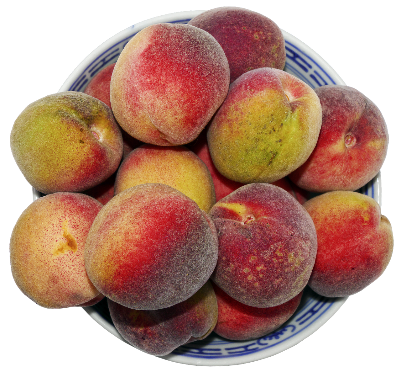 peach stone fruit fruit bowl free photo