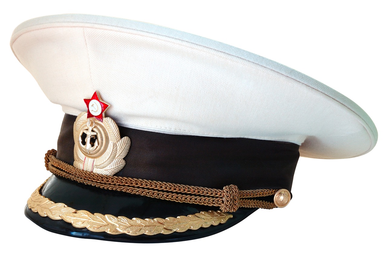 peaked cap captain navy free photo