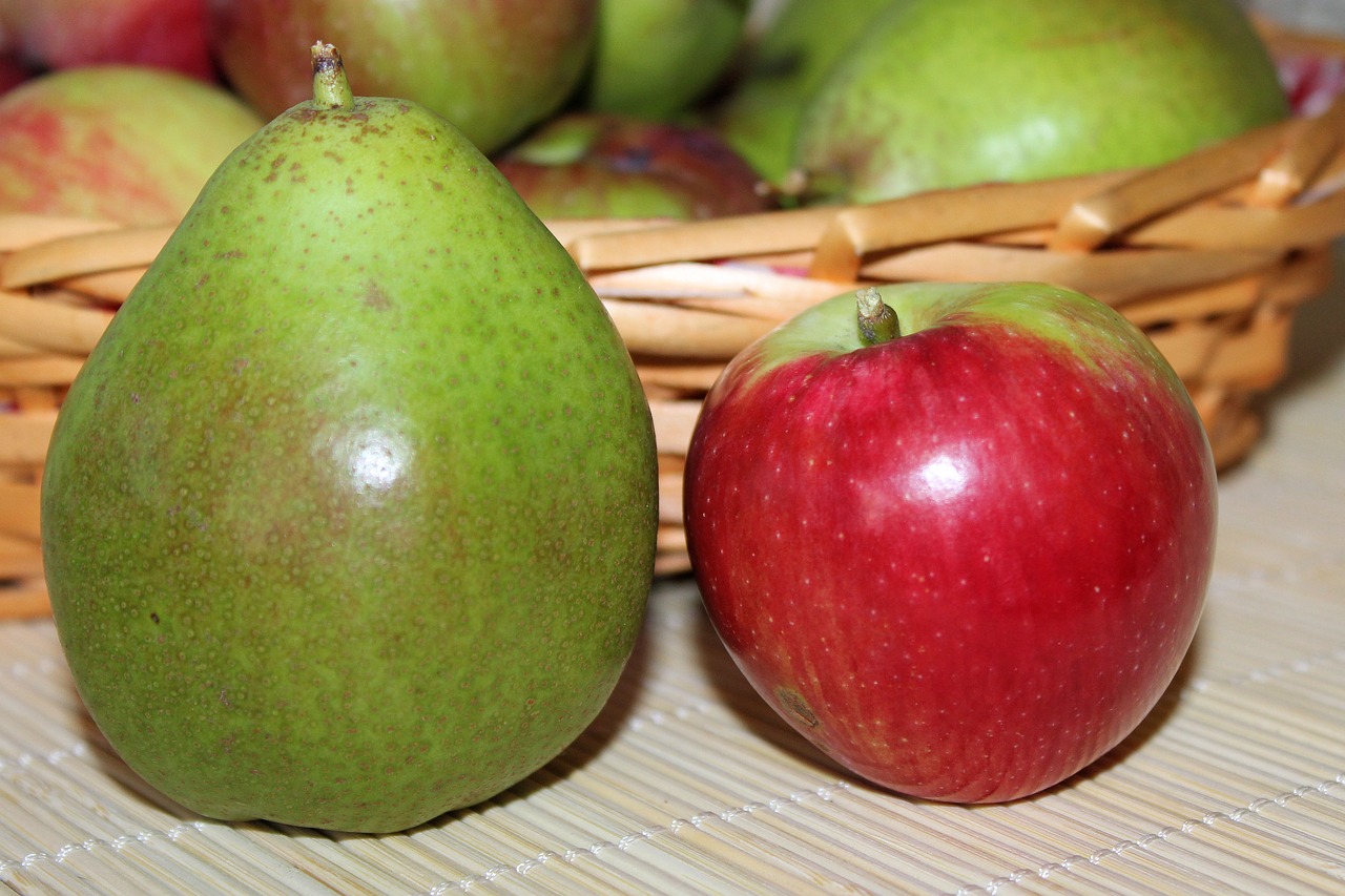 pear apple fruit free photo