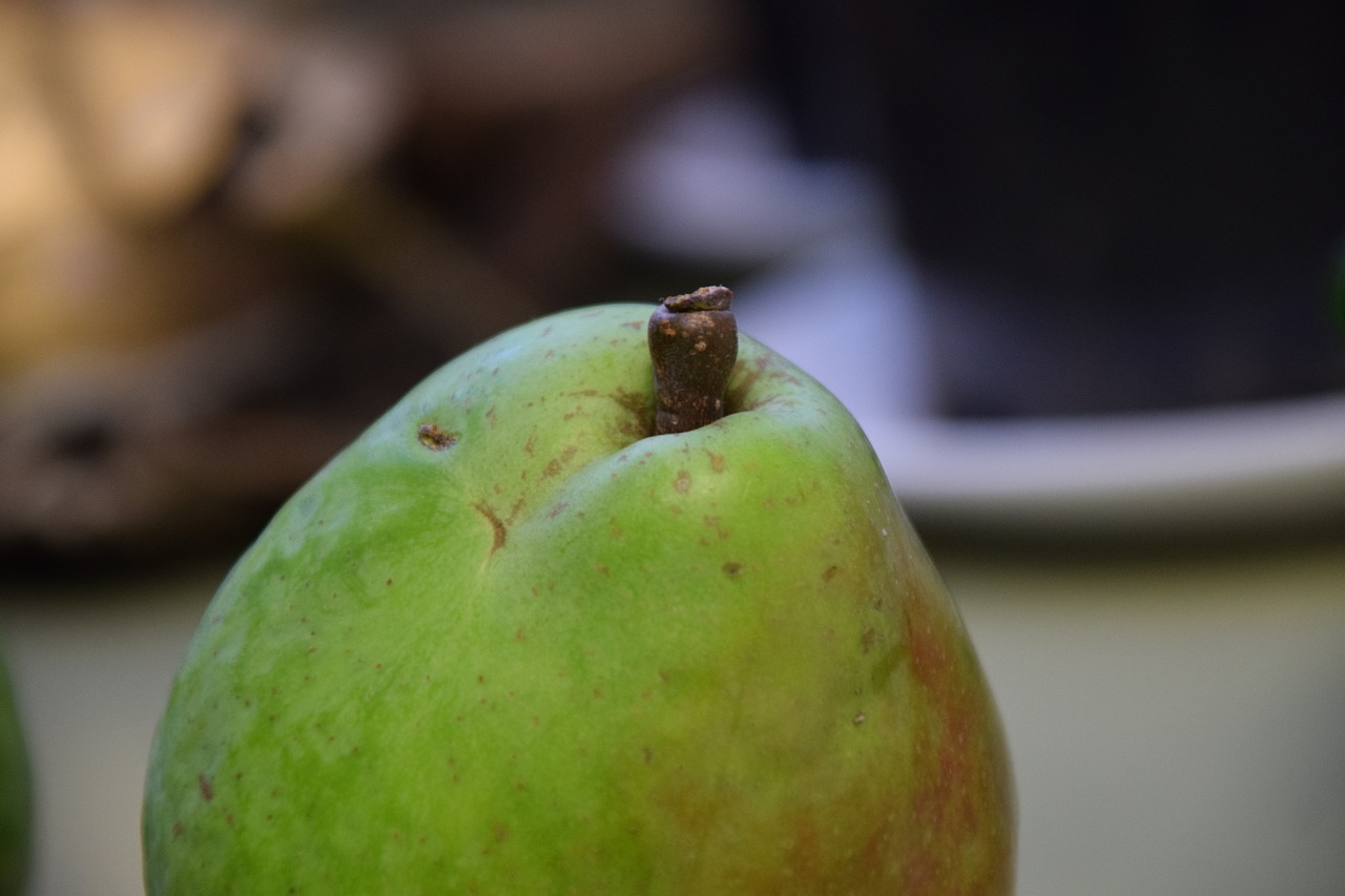 pear close fruit free photo