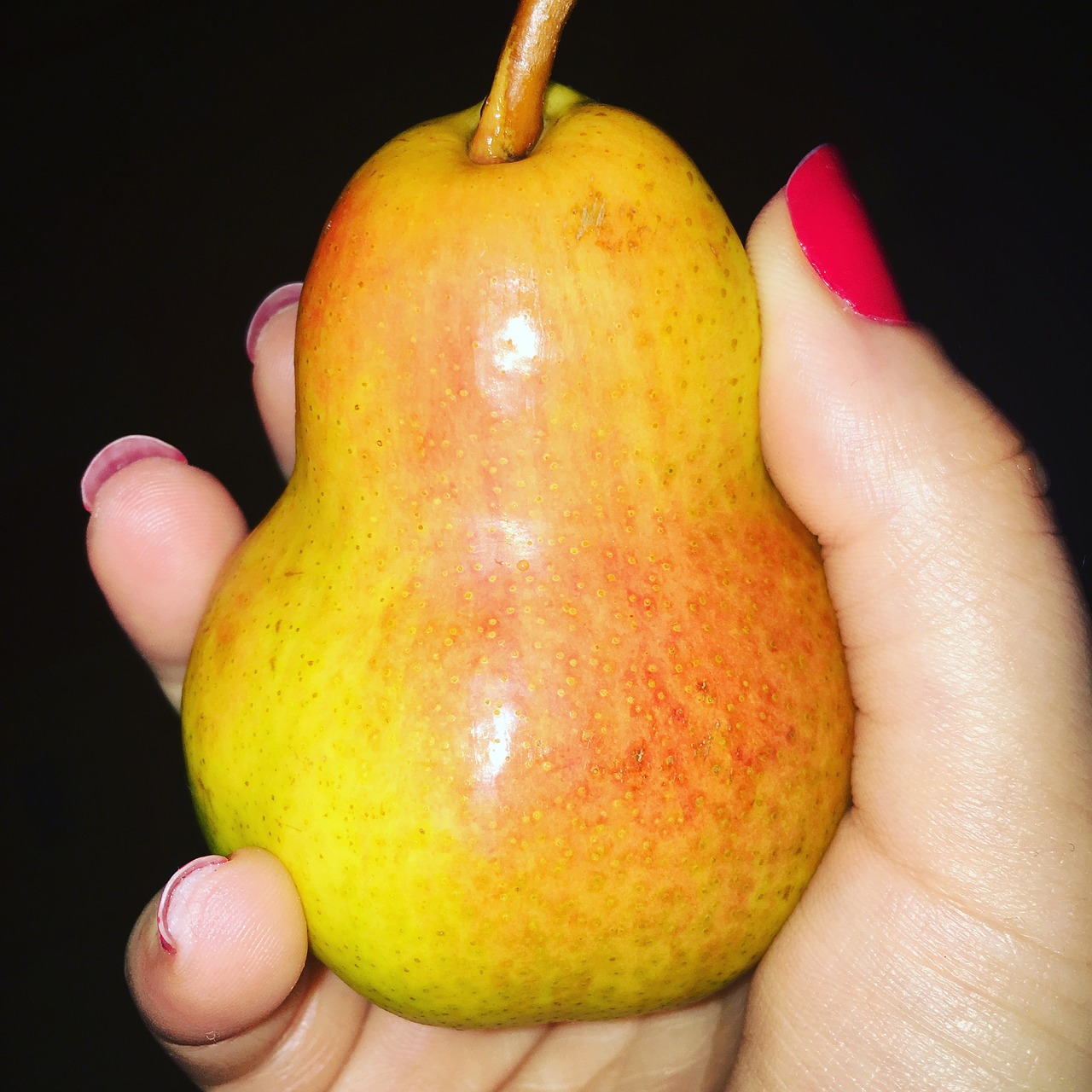 pear red healthy free photo