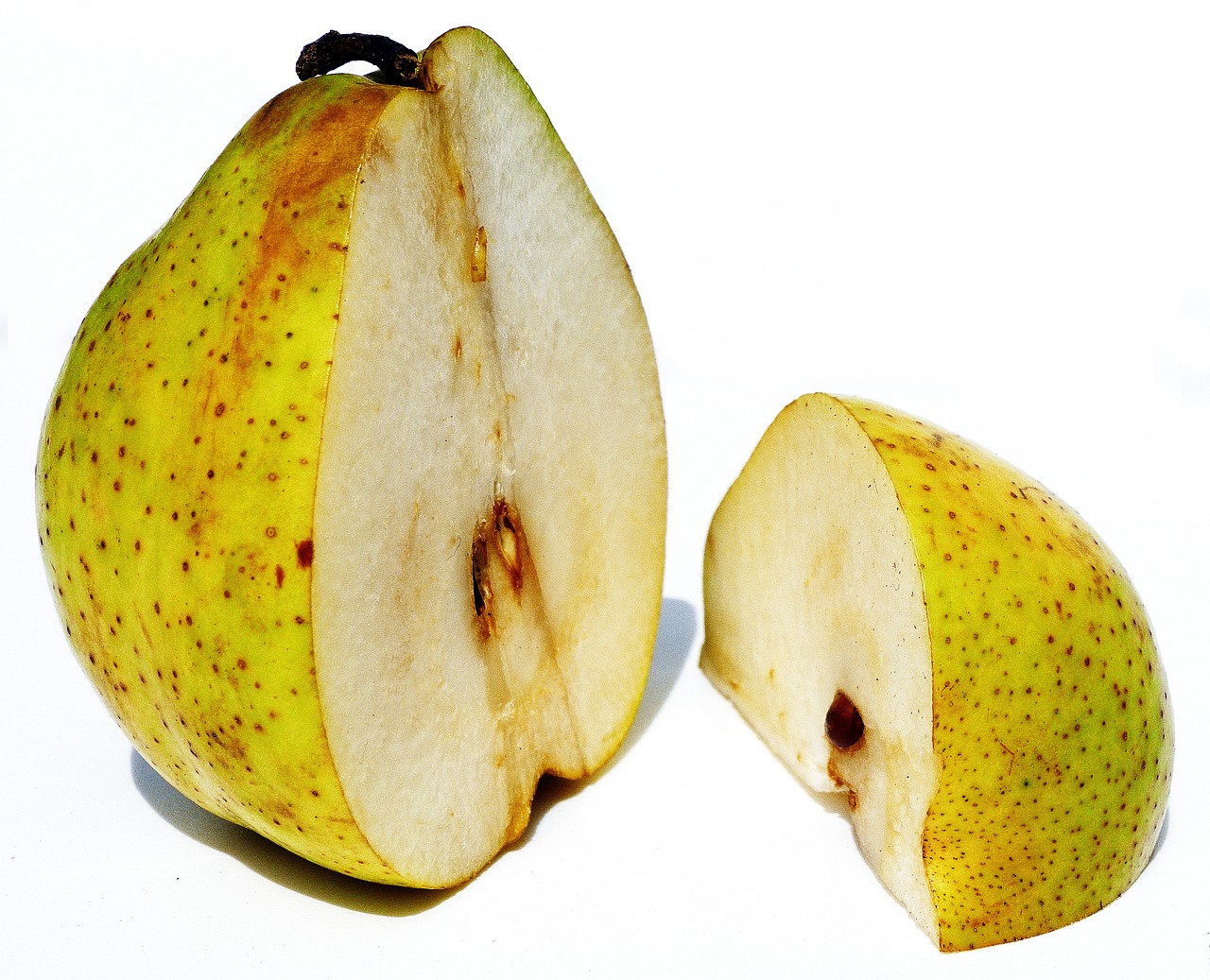 pear half a pear quarter bulb free photo