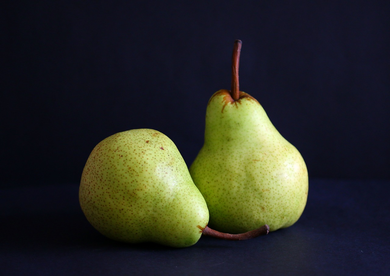 pear  fruit  still life free photo