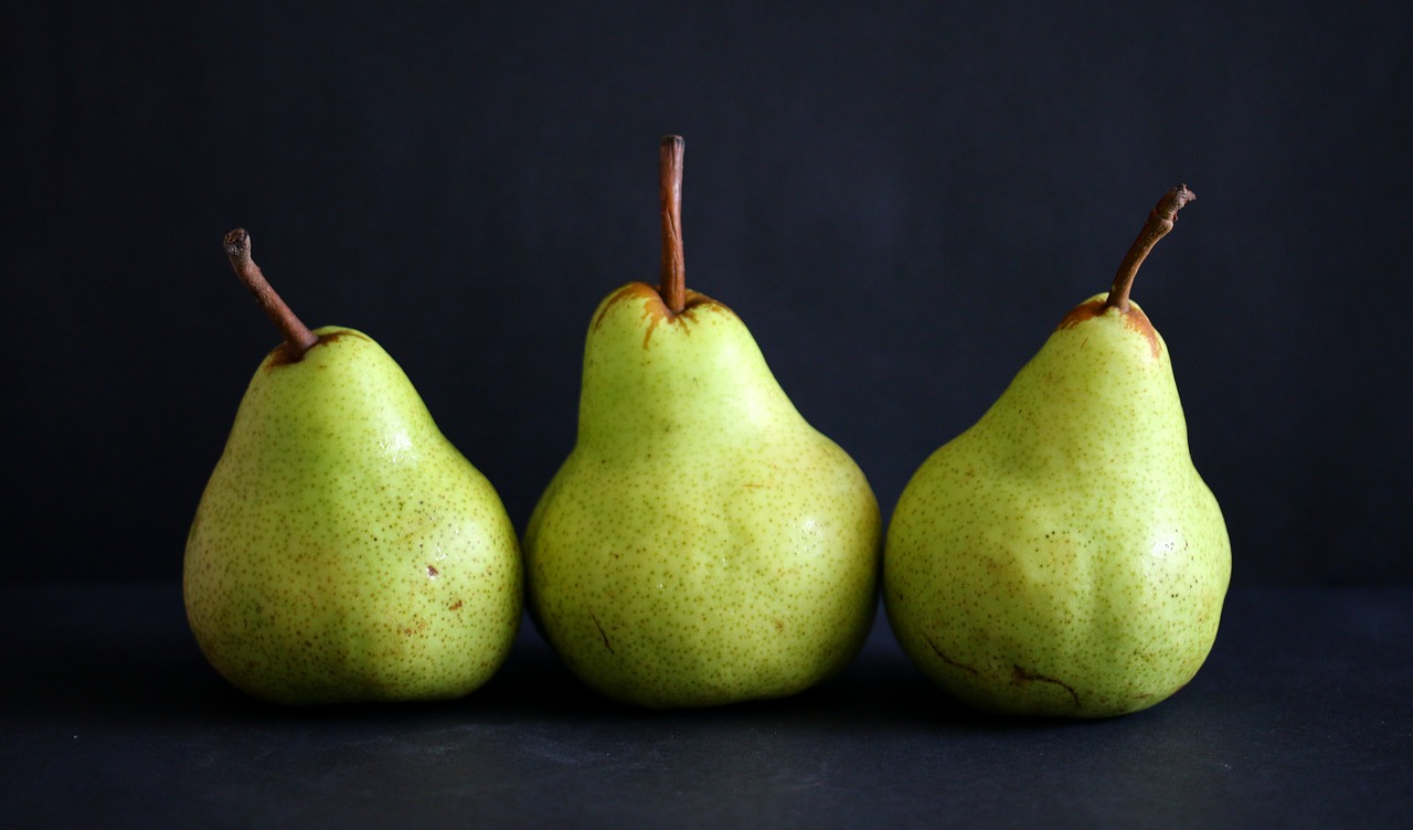 pear  fruit  still life free photo