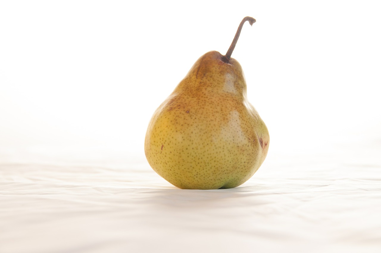 pear fruit a single piece of fruit free photo