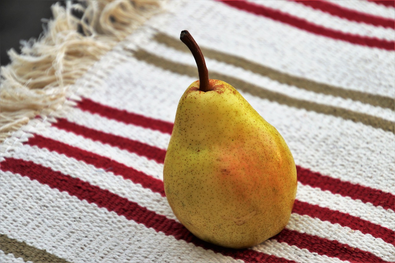 pear  fruit  tablecloth free photo