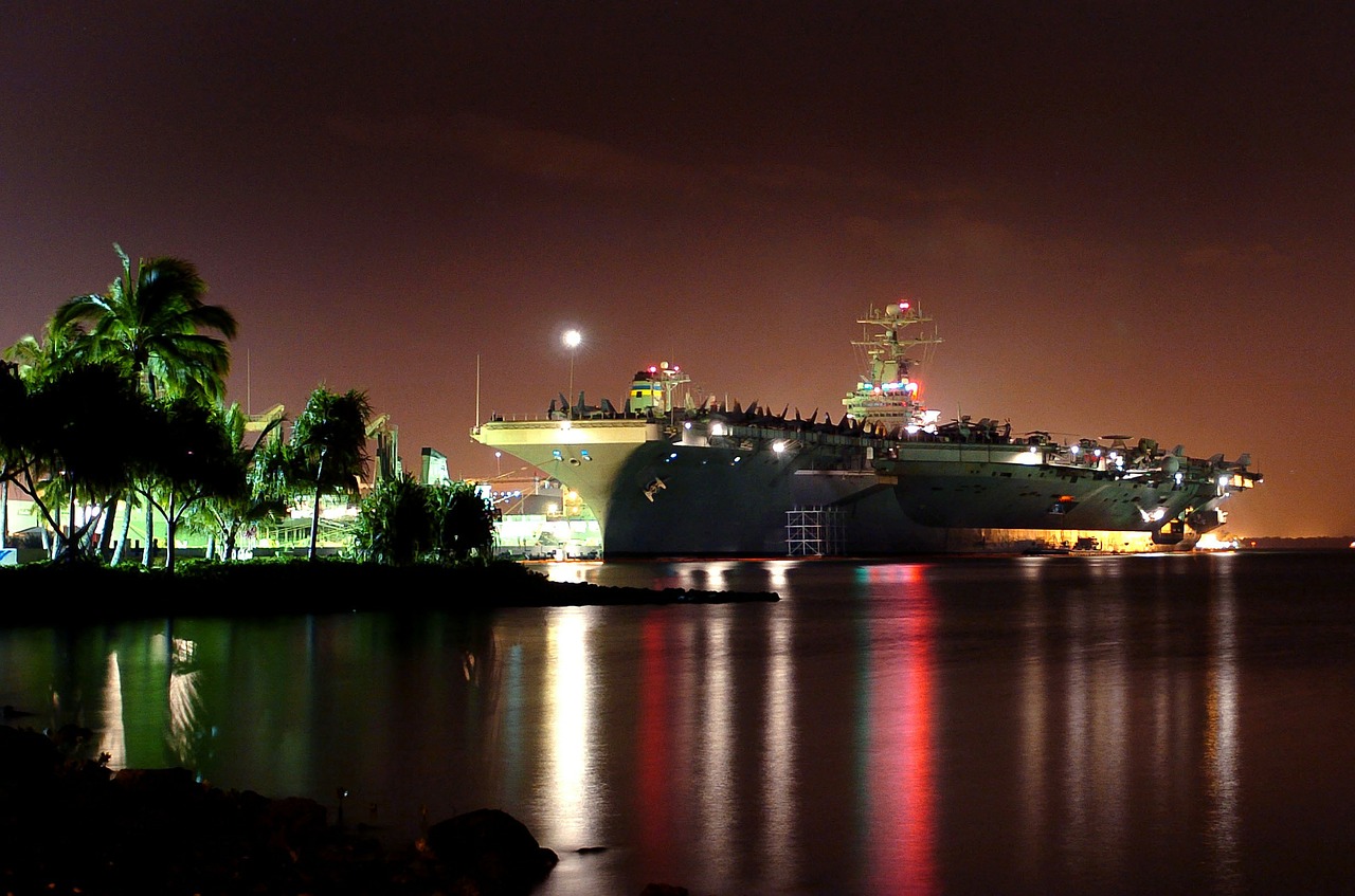 pearl harbor hawaii ship free photo