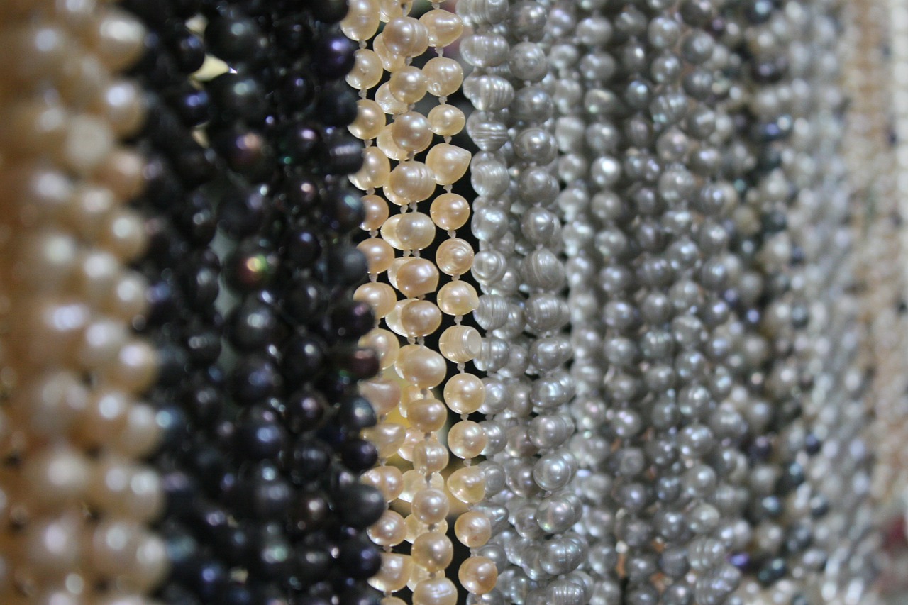 pearls gem jewelry free photo