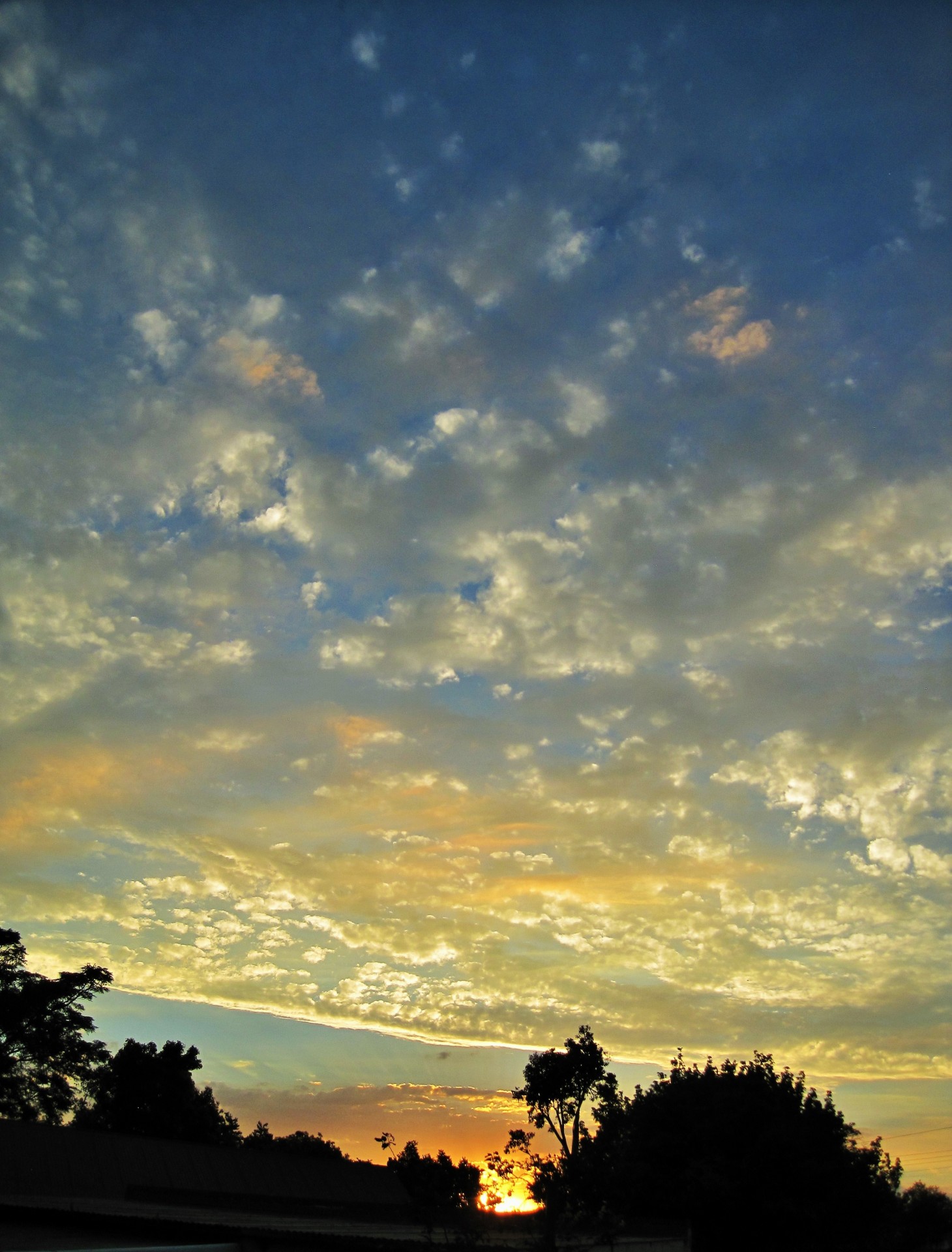 sky sunset clouds free photo