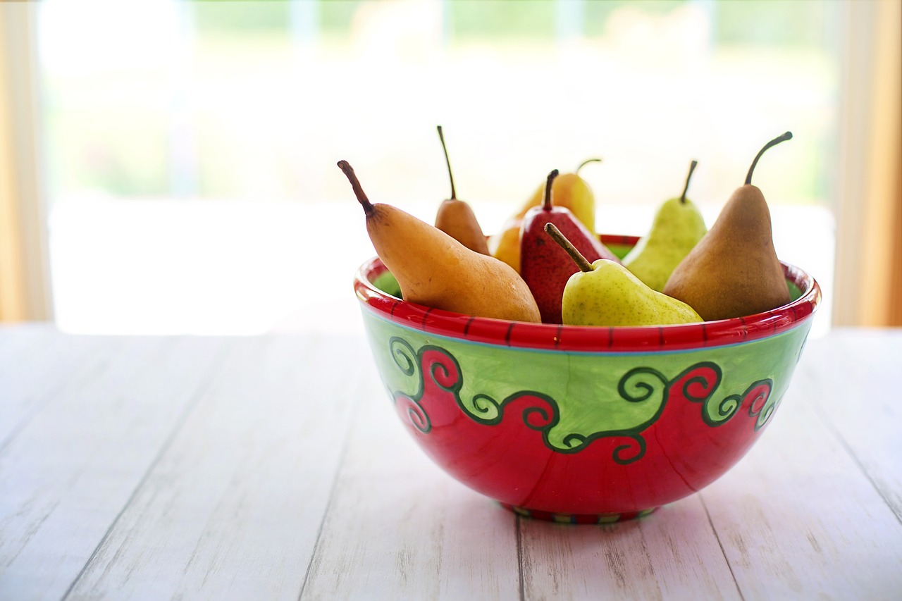 pears  bowl  fruit free photo