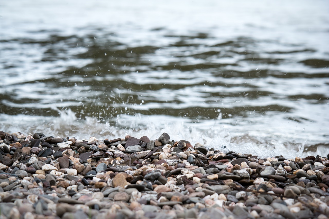 pebble beach stones free photo