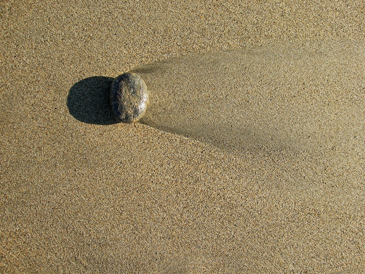 pebble sand beach free photo