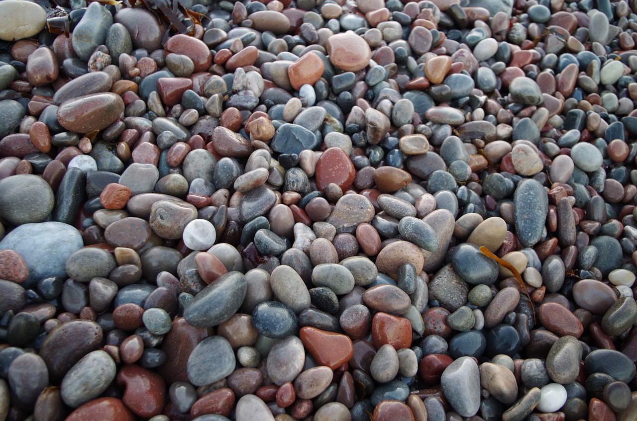 pebble  beach  stones free photo