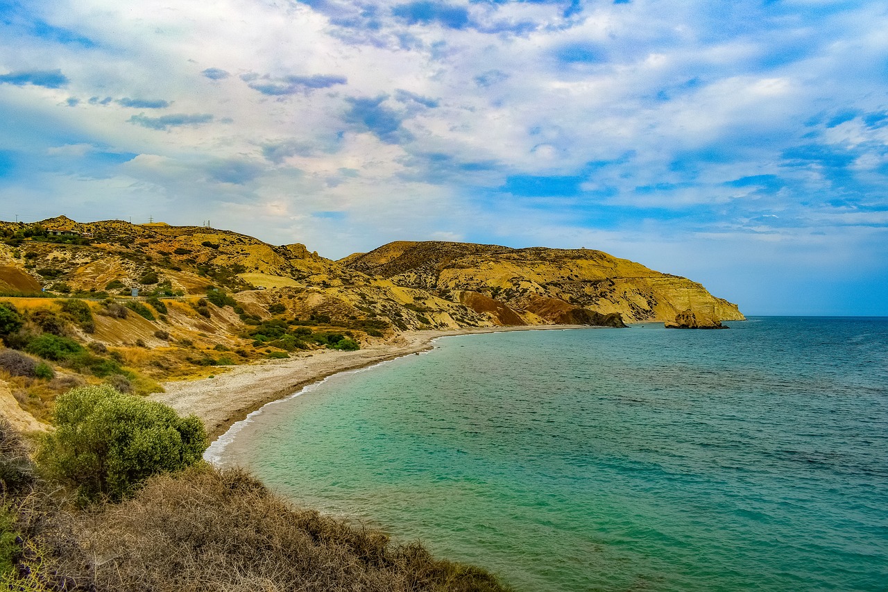 pebble beach  nature  sea free photo