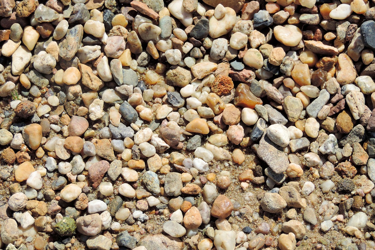 pebbles pebble bank free photo