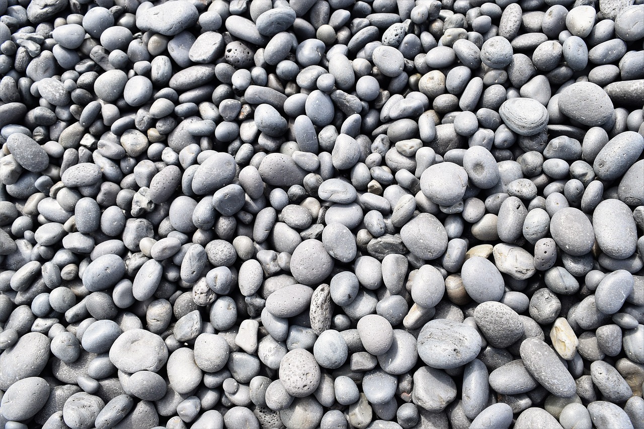 pebbles rocks smooth free photo