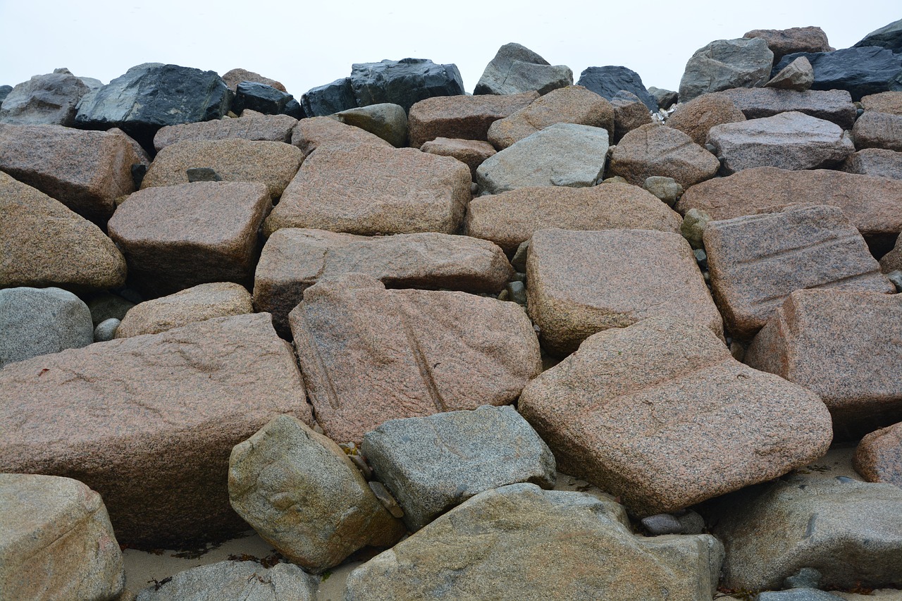 pebbles coastline allee free photo