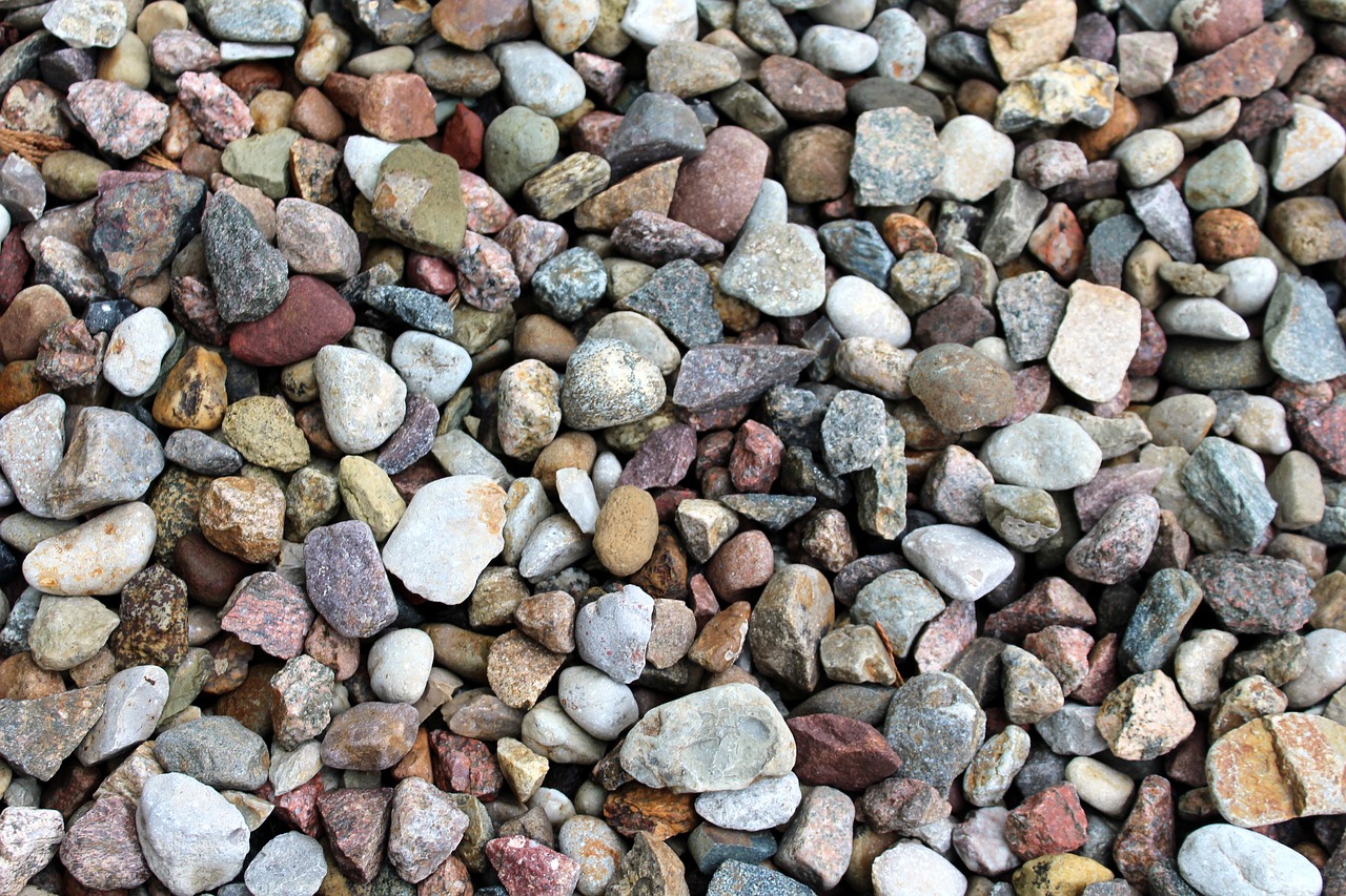 pebbles colorful texture free photo