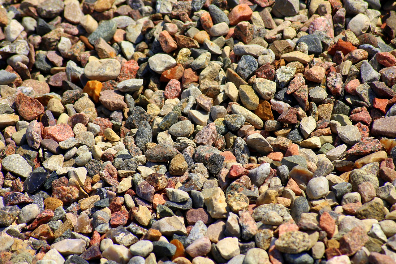 pebbles  colorful  texture free photo