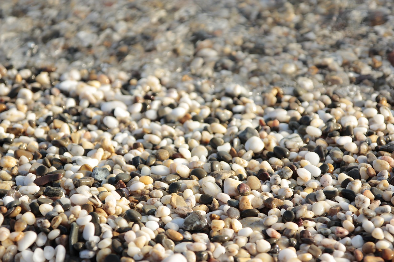 pebbles  beach  sea free photo