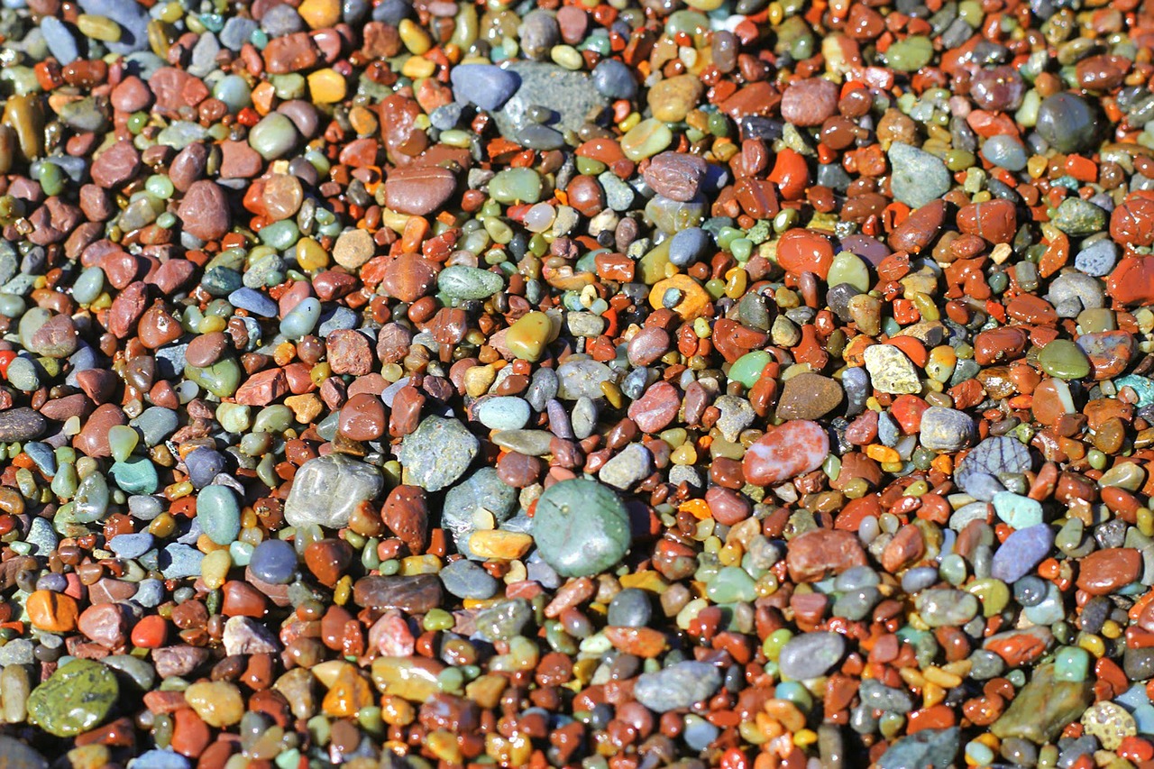 pebbles beach summer free photo